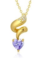 superb fox tail gold baby necklace